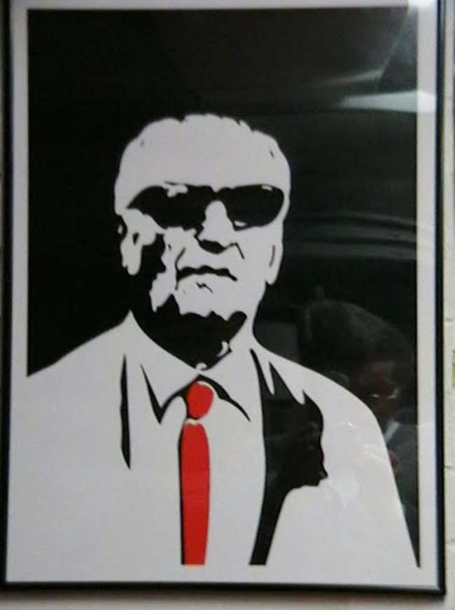 Enzo Ferrari Portrait-Sold
