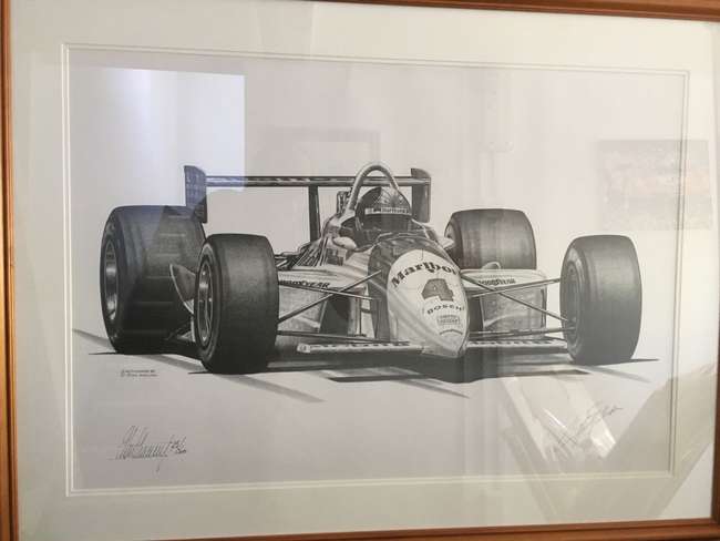 IndyCar, signed Emerson Fittipaldi by Alan Stammers-Sold