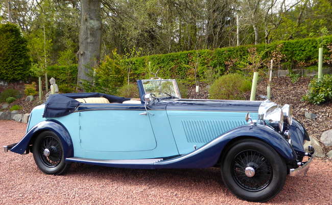 1934 Derby Bentley DH Coupé by Park Ward -Sold