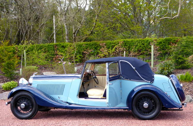 1934 Derby Bentley DH Coupé by Park Ward -Sold
