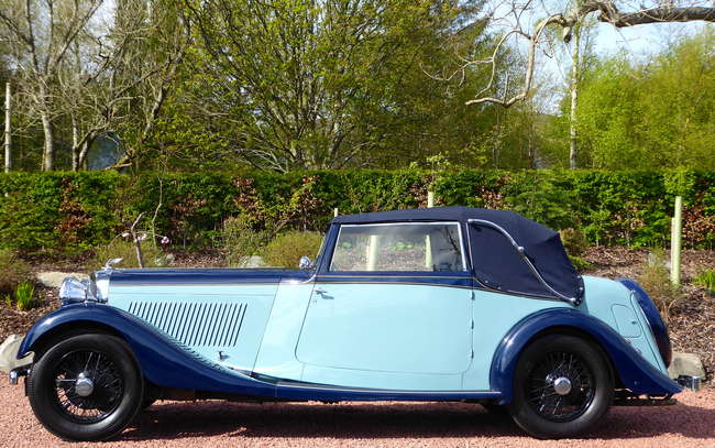 1934 Derby Bentley DH Coupé by Park Ward -Sold