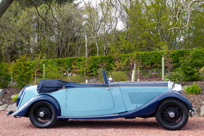1934 Derby Bentley DH Coupé by Park Ward -Sold