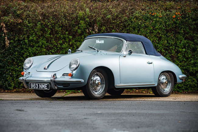 1962 Porsche 356B 'Super 90' Cabriolet-Sold