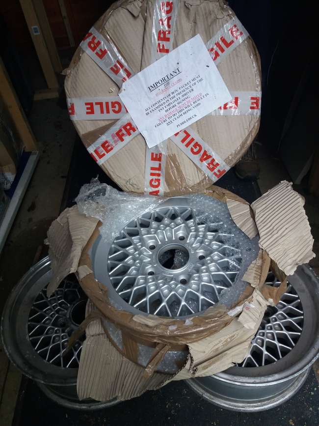 Set of 4 Aston Martin Vantage Specification BBS Alloy Wheels-Sold