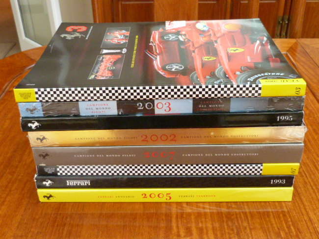 Ferrari yearbooks.-Sold