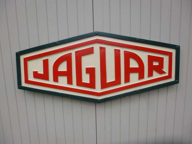 Jaguar wall sign.-Sold