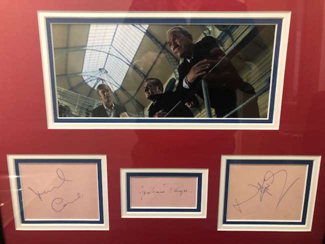 Italian Job signed montage-Sold
