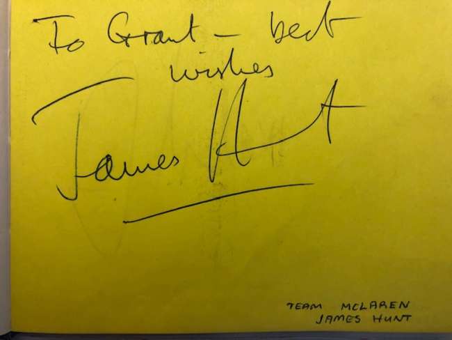 Formula One autograph album c1970s & 1980s -Auction Lot