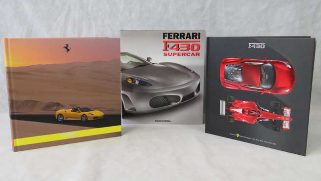 Three Ferrari F40 media publications.-Sold