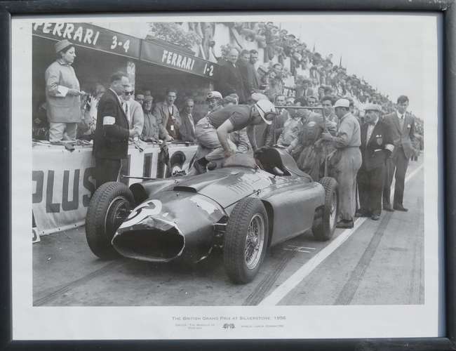 B/W photograph. The Marquis de Portago-Sold