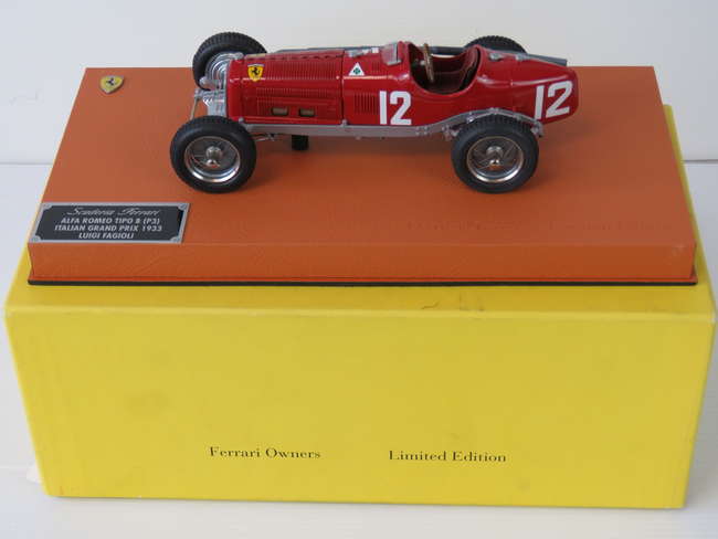 Limited edition scale model Alfa Romeo Tipo B -Auction Lot