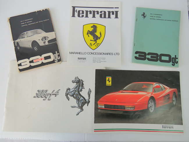 Ferrari Brochures and Ephemera-Sold