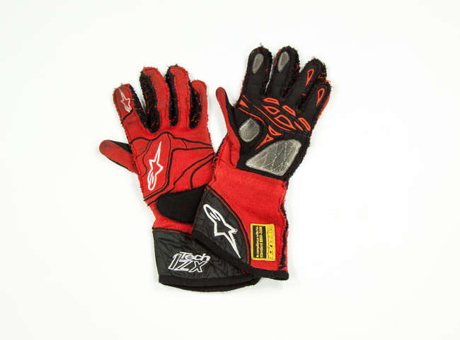 Rob Collard's Driving Gloves.-Sold