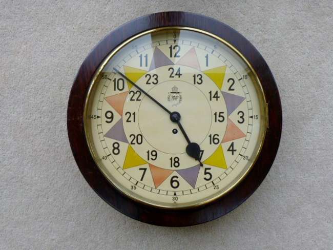 WW2 RAF Sector Clock.-Sold