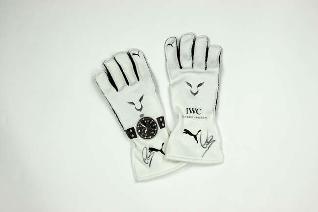 Signed Lewis Hamilton Gloves-Sold