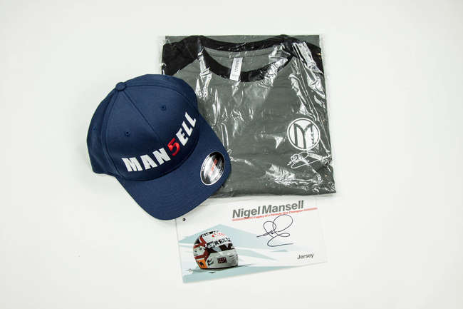 Personal items from Nigel Mansell CBE.-Sold