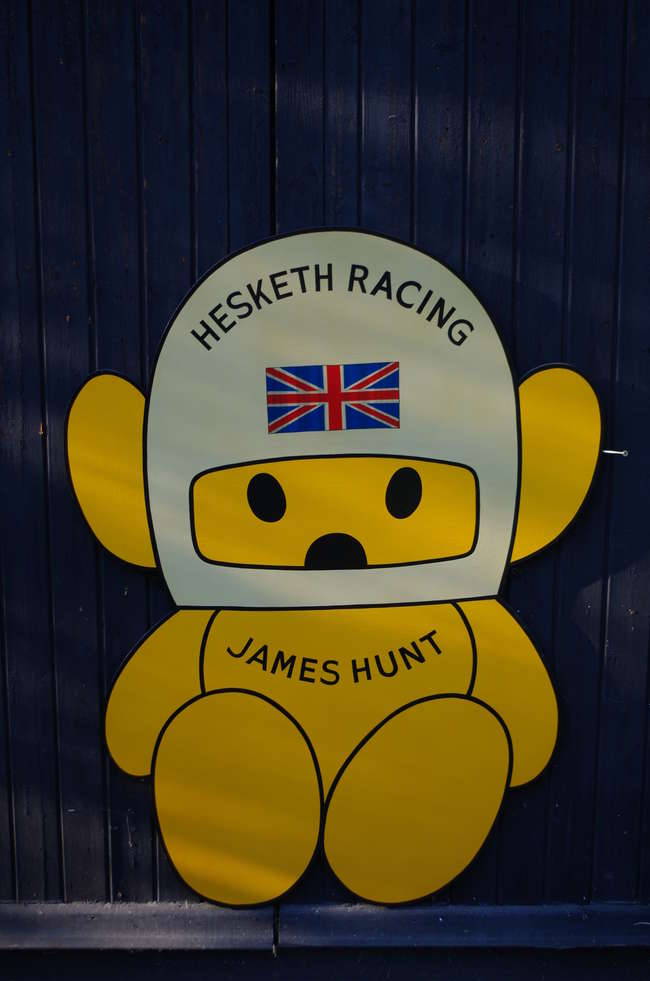 James Hunt  Hesketh Racing Team mascot.-Sold