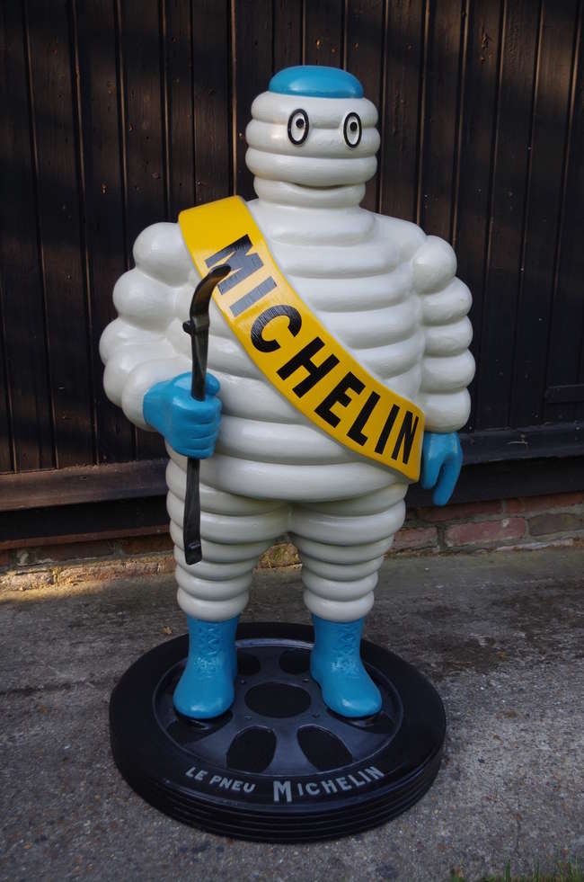 Fibreglass Michelin man.-Sold