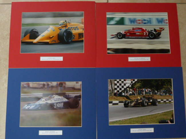 Personal Photographic Collection of F1 Drivers.-Sold