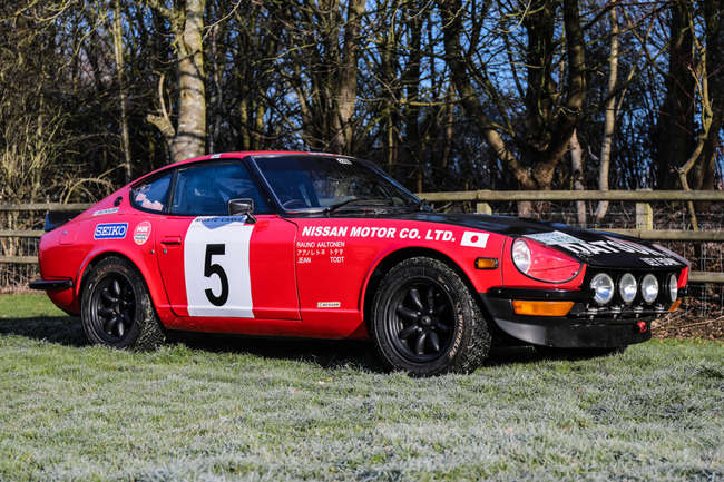 Iconic Auctioneers | 1972 Datsun 240Z (2.8ltr) Club Rally Car-Sold