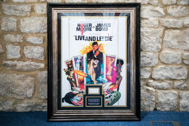 James Bond ‘Live and let die’ movie poster -Sold