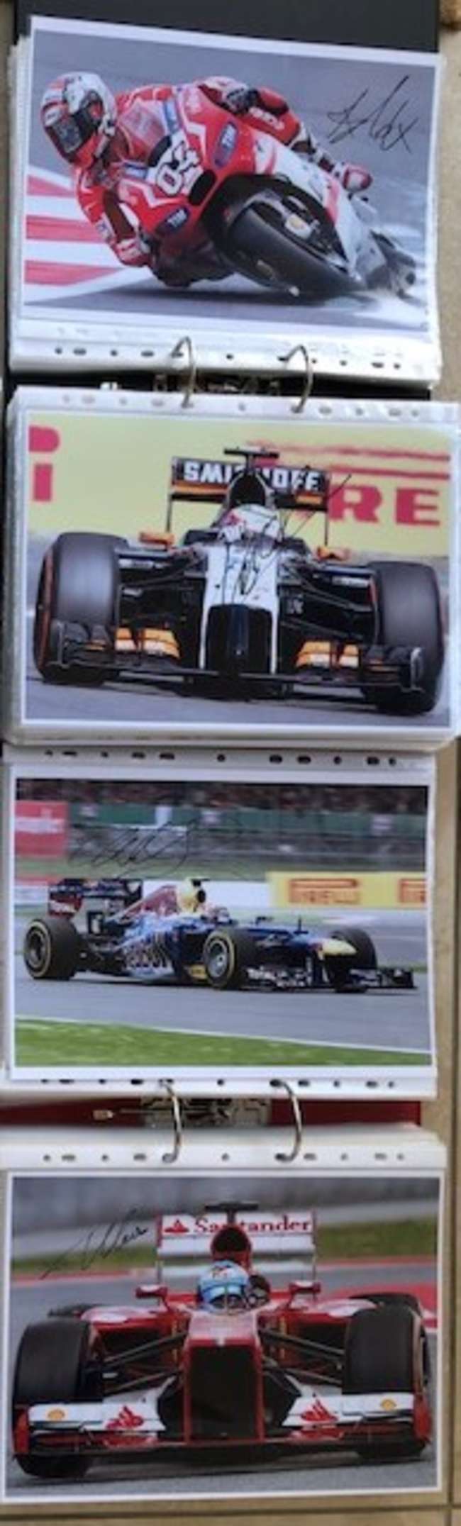 Remarkable collection of signed photographs-Sold