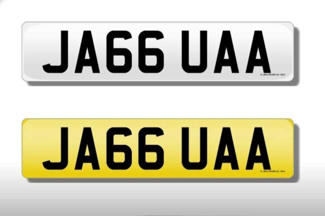 Cherished number plate JA66 UAA -Sold