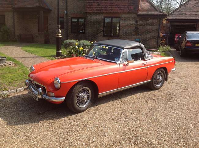 1982 MG B Roadster-Sold