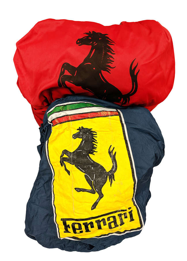 4 x Ferrari Car Covers 2x Red & 2 x Blue-Sold