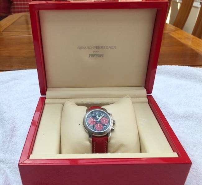 OMEGA Girard-Perregaux Ferrari等 純正ボックス Iconic Auctioneers | An original Girard-Perregaux Ferrari 330/P4