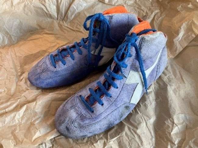 Riccardo Patrese racing boots-Sold