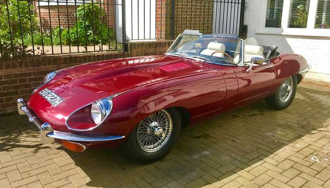 1970 Jaguar E-Type 4.2 Series 2 Roadster-Auction Lot