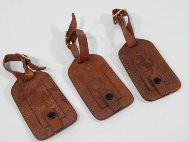 Original Ferrari 308 328 4-Piece Schedoni Leather Luggage Se-Auction Lot