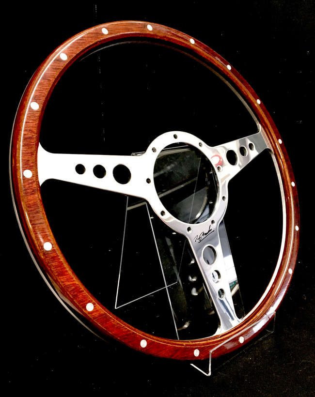 Steering Wheel, signed by Tony Brooks-Sold