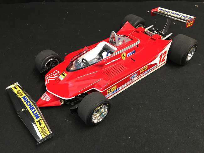 1/12 Scale, Ferrari 312T4, Gilles Villeneuve, pro-built kit-Auction Lot