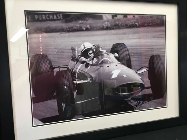 John Surtees signed Ferrari Photo-Sold