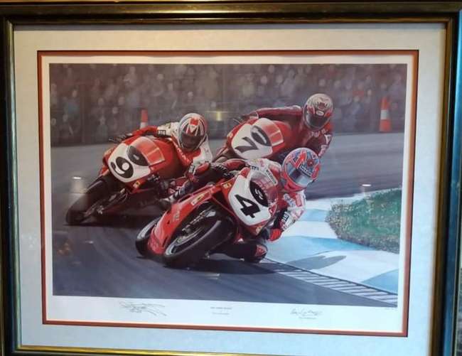 'The Three Dukes' limited edition print, signed by Carl Foga-Sold