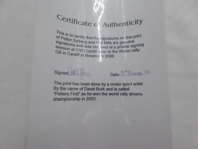 'Petter's First' limited edition signed canvas-Sold