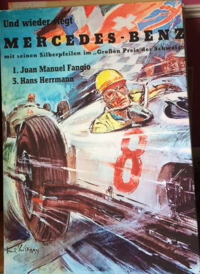 Mercedes-Benz Swiss Grand Prix canvas-Auction Lot