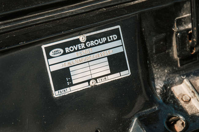 1991 Range Rover CSK-Auction Lot