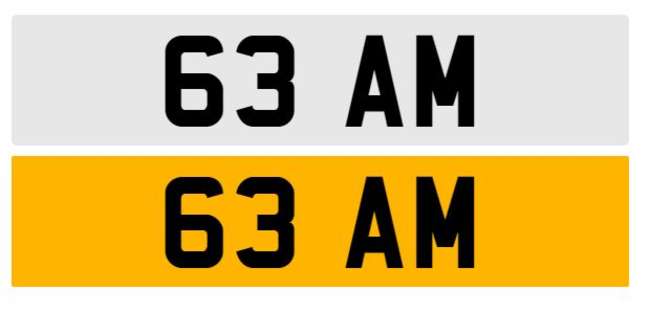 Registration number 63 AM on Retention certificate-Sold