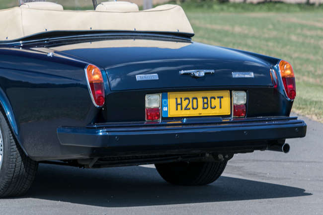 1991 Bentley Continental Convertible III-Sold