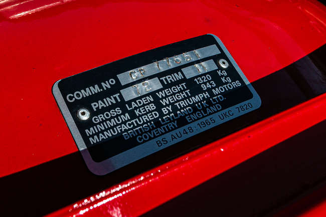 1972 Triumph TR6 CP (O/D)-Sold