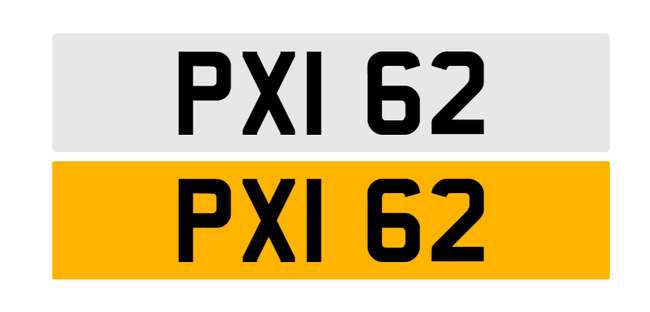 Registration number PXI 62-Auction Lot