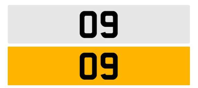 Registration Number O9 on retention certificate-Sold