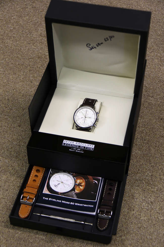 2009 Peter Ratcliffe Legends in Time Stirling Moss 80 Celebr-Sold