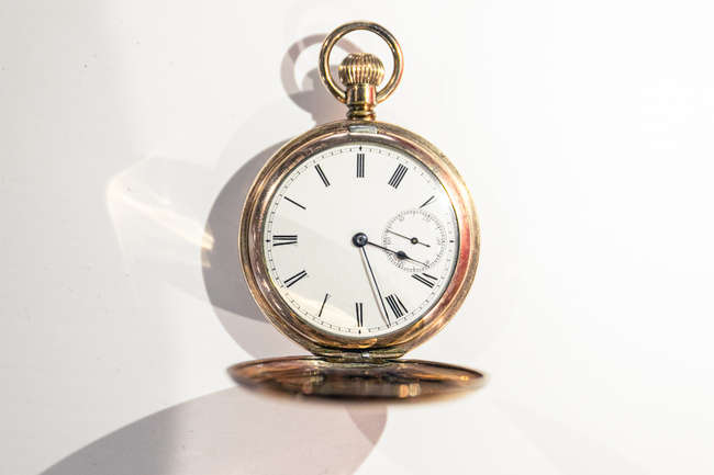 American Waltham Traveller’s pocket watch given to Sirling’s-Sold