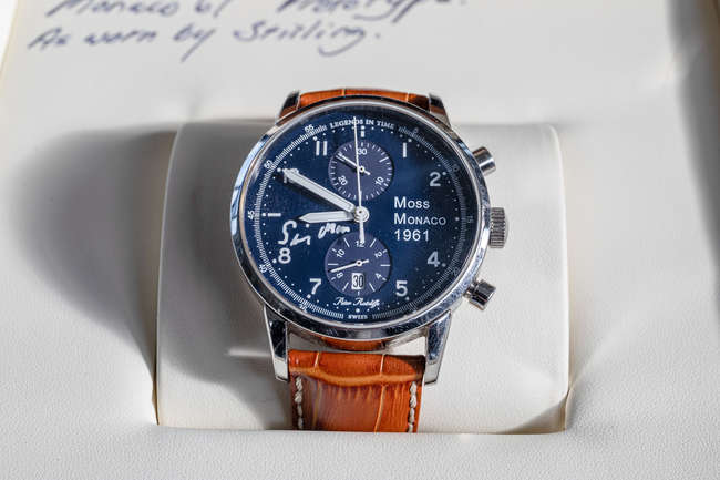 Wrist watch Formerly the property of Stirling Moss-Sold