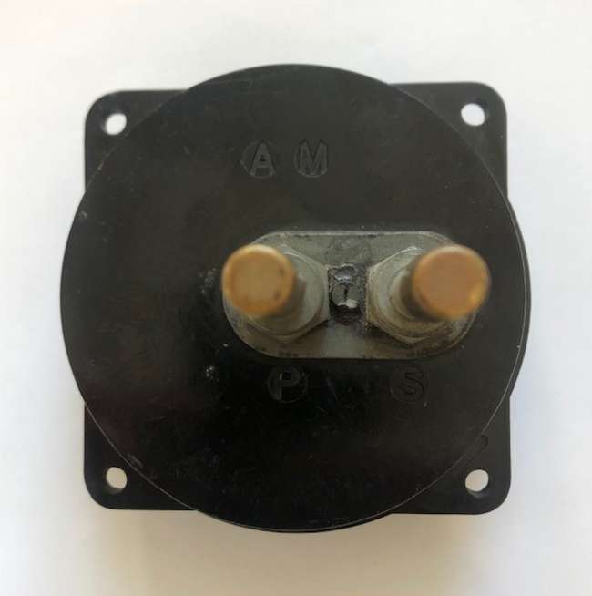 Airspeed indicator from a WWII Supermarine Spitfire Mk 9 -Sold