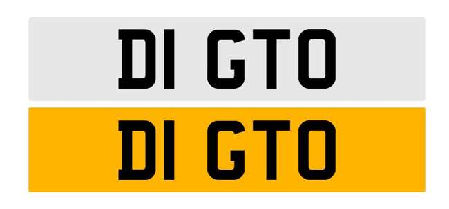 Registra tion Number D1 GTO-Sold
